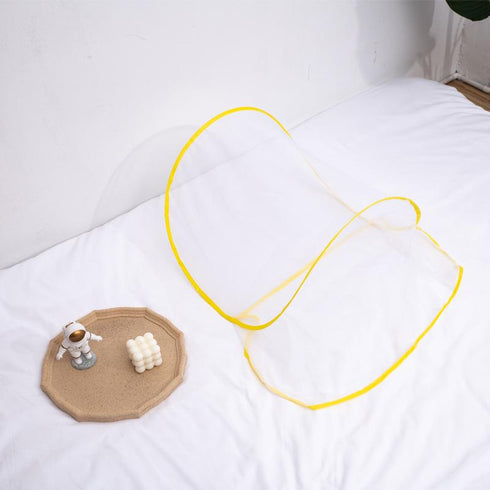 Installation Free Folding Mosquito Net Encryption Mosquito Proof Round Head Face Mini Mosquito Proof Mosquito Net